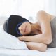 thumbnail image 4 of de dormir de Light Blocking Sleep con bolsa de ojos transpirable para viajar Dormir con Azul negro Macarena Cubierta de ojos para dormir, 4 of 8