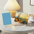 thumbnail image 2 of Pack of 5 Acrylic Display Plate Stand Clear Easel Holder for Cards Books Photo Frames Pictures Magazines CDs and Phones, 2 of 8