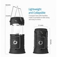 thumbnail image 7 of Lanterns, Camping Lantern, Solar Lantern Flashlights Charging for Phone, USB Rechargeable Led Camping Lantern, Collapsible & Portable for Emergency, Hurricanes, Storm(1 Pack), 7 of 7