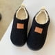 thumbnail image 4 of Zapatillas térmicas planas antideslizantes mullidas de muy buen gusto cómodas para hombres y mujeres DQrwqpou Tenis De Mujer Tenis De Hombre, 4 of 6