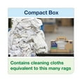 thumbnail image 6 of Industrial Cleaning Cloths, 1-Ply, 16.34 x 14, Gray, 210 Wipes/Box | Bundle of 2 Cartons, 6 of 8