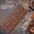 thumbnail image 2 of Khall Break Apart Chocolate Molds, Silicone Chocolate Mold for DIY Candies Cake Topper Decoration, Chocolate Mold, 2 of 6