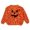 1-471Orange1650, variant on HAYIMI Halloween Knit Sweater For Girls Pumpkin Design Kids Tops Soft Comfort Baby Toddler Long Sleeve O-Neck Dailywear