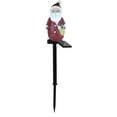 thumbnail image 2 of Outdoor Christmas Lights Solar Santa Resin Courtyard Lamp Holiday Garden Courtyard Lamp, 2 of 6