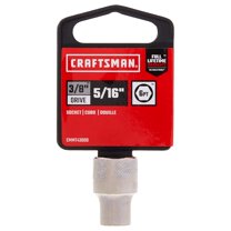 Craftsman Sockets, 3/8" Drive 5/16" 6 Point SAE Sh CMMT43000