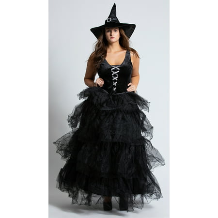 Plus Size Spellbound Witch Costume, Plus Size Witch