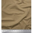 thumbnail image 1 of Soimoi Polyester Crepe Fabric Geometric Maze Shirting Print Fabric by The Yard 52 Inch Wide, 1 of 1