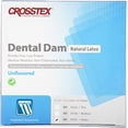 thumbnail image 2 of Crosstex 19301 Dental Dam, Latex, Unflavored, Heavy Gauge, 6" x 6" Size, Blue (Pack of 36), 2 of 2