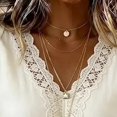 thumbnail image 5 of WCJM 2026 Summer Womens Lace Trim Blouse V Neck Short Sleeve Casual Beach Vacation Top (White,2XL), 5 of 9