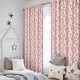thumbnail image 5 of Blackout Kids Curtains,Pink Christmas Gingerbread Pattern Childrens Insulated Curtains Set Of 2,Bedroom Essentials,Toddler Room Decor 52"x84", 5 of 5