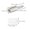 White, variant on 10-Pack Self-Tapping Cabinet Shelf Support Screws Black Metal 29x7.5mm