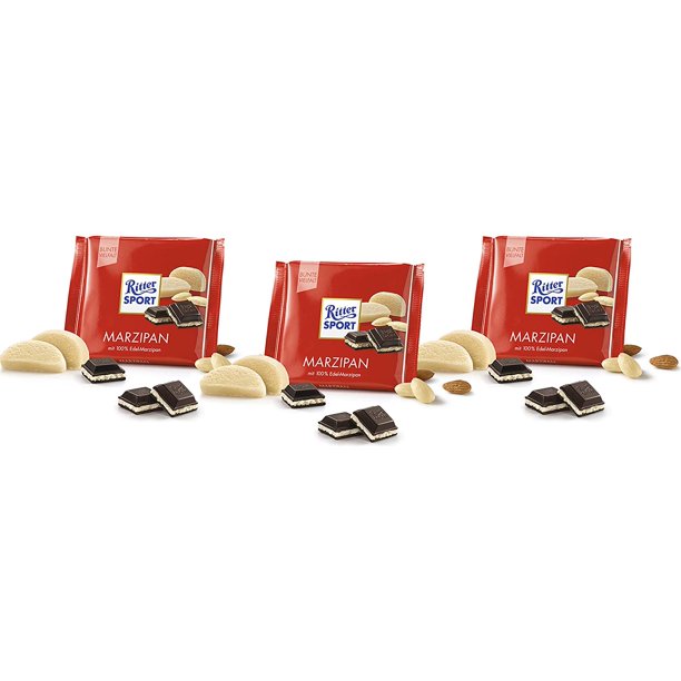 Dark Chocolate With Marzipan 3 X 100 G Ritter Sport Germany Walmart Com Dark Chocolate With Marzipan 3 X 100 G Ritter Sport Germany Walmart Com