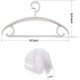 thumbnail image 2 of 10 Pack Heavy Duty Plastic Hangers 25 lb Capacity Swivel Hook Clothes Hanger Wide Shoulder Non Slip Thick Coat Hanger White, 2 of 4