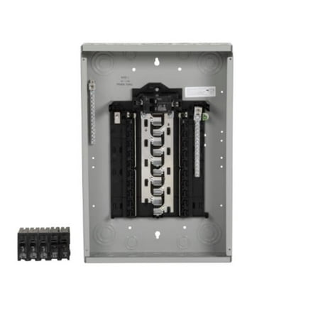 100-A 20-Spaces 20-Circuit Main Breaker Plug-On Neutral Load Center