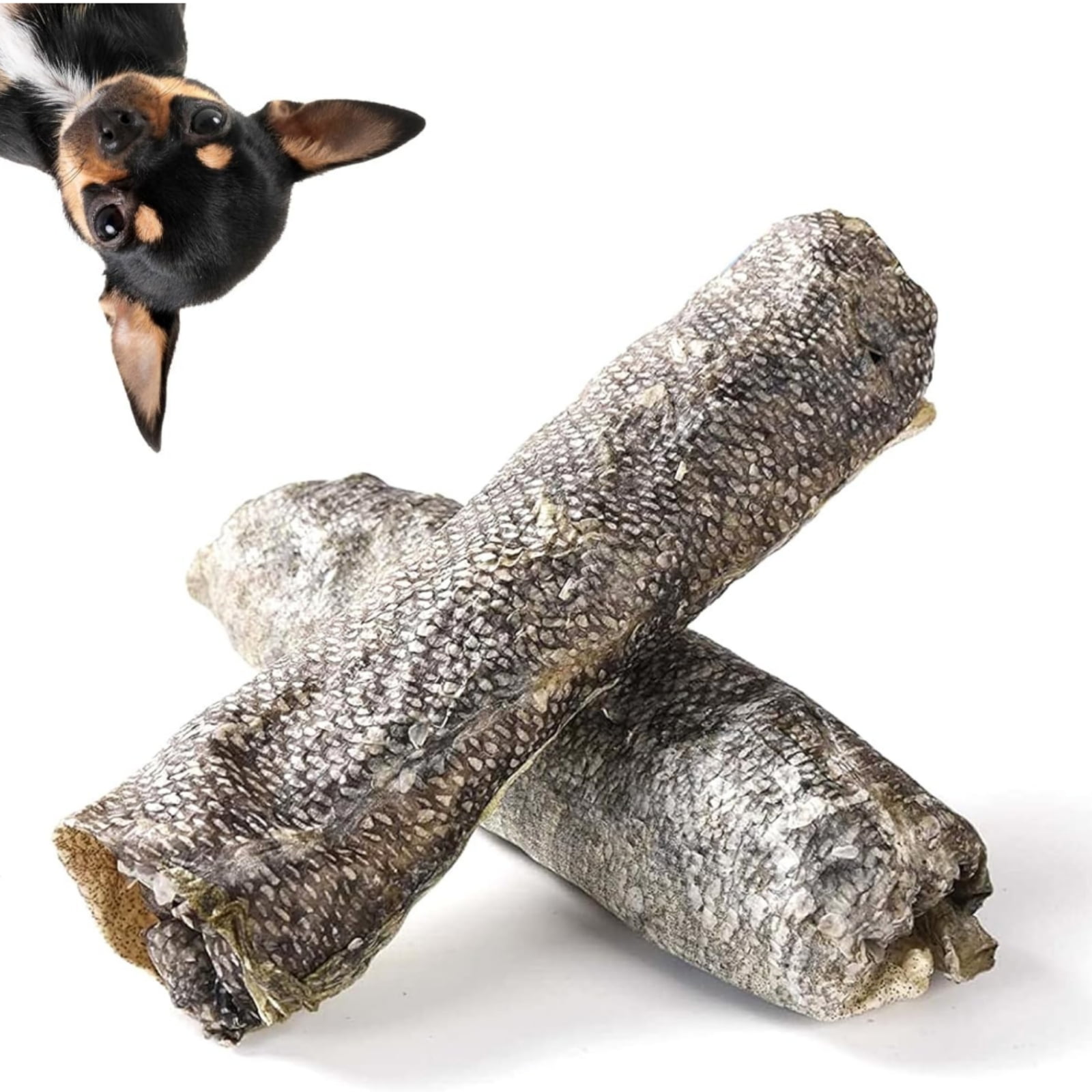 (2 pack) Pawmate Natural Cod Skin Sticks Dog Treats, Immune Health Protein Omega-3 Dental, 11 oz