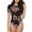 Bouquet, variant on The Xecao Boho Women's Crew Neck Body Suit, a short-sleeved bodysuit and basic swimsuit, both comfort and style for dating and daily life