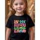 thumbnail image 2 of Girls' ”In My Fifth Grade Era“Graphic Tee - Casual Short Sleeve Crew Neck Top with Colorful Letter Print, Breathable Knit Fabric for Summer Playdates & Casual Attire, Comfortable Fit, 2 of 6