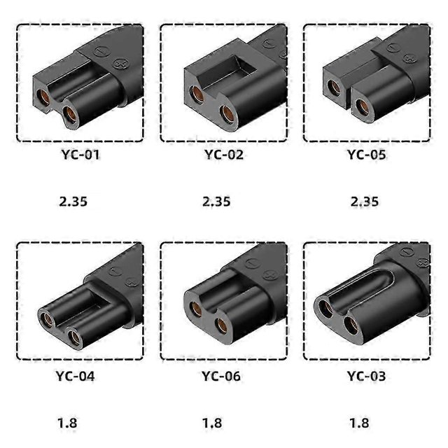 Lot de 6 Adaptateurs de Charge Type-C Compatibles avec Tondeuse à Cheveux Électrique, Tondeuse à Barbe, Rasoir, Instruments de Beauté_Perfect Gift