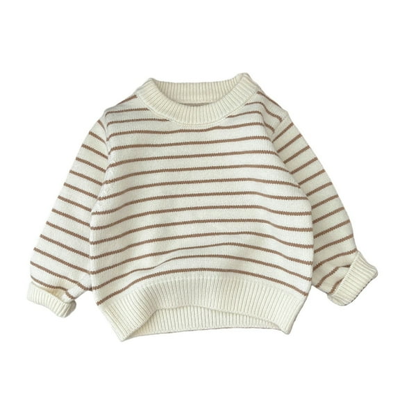 YunPes Baby Knit Sweater Toddler Boys Girls Warm Sweater Lovly Pullover Round Neck Top Clothes Fall Winter Outfits