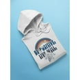 thumbnail image 3 of Be Positive Live Well Hoodie Men -Image by Shutterstock, Male Large, 3 of 4