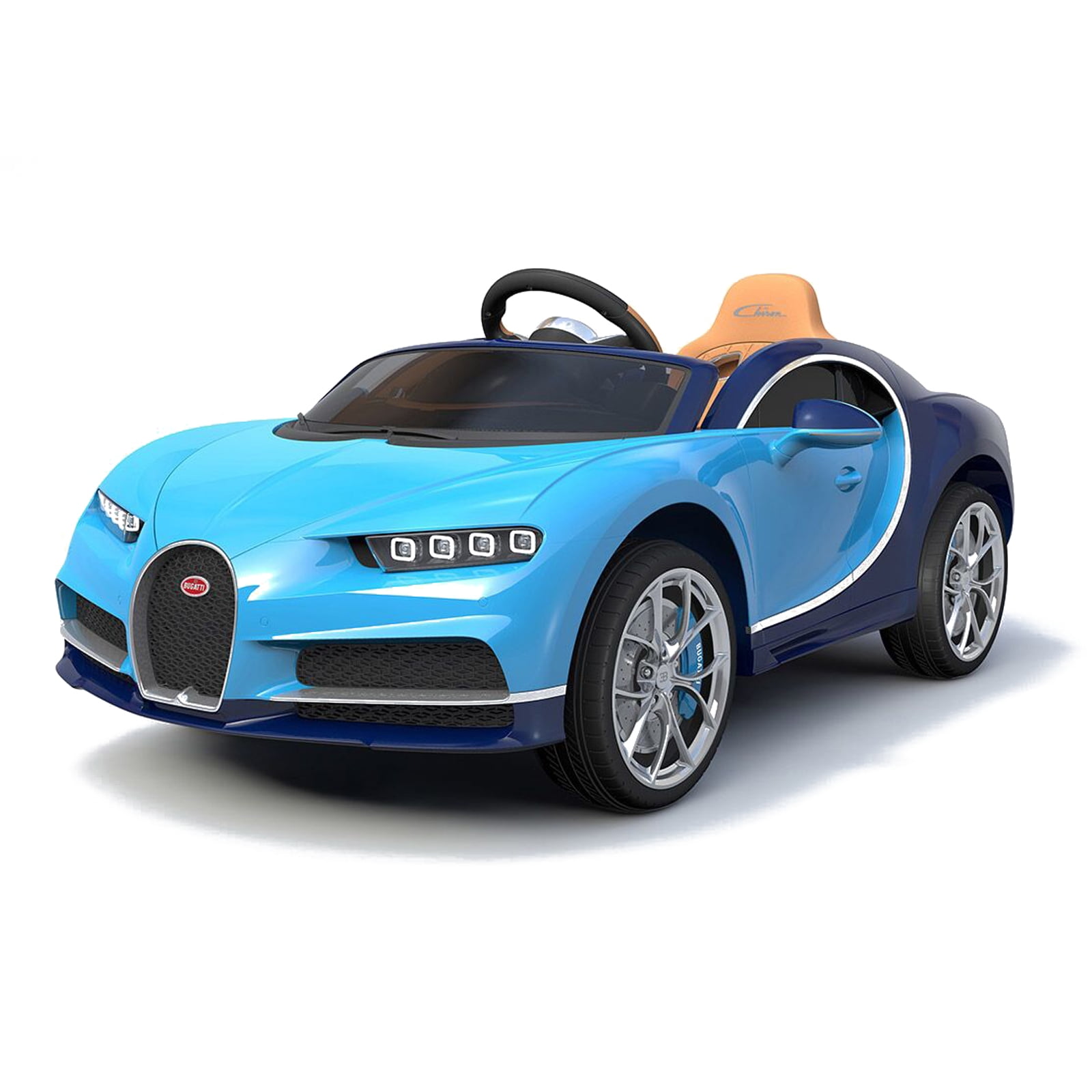 Bugatti Chiron Kids Ride On Car Plays Music Aux USB Port