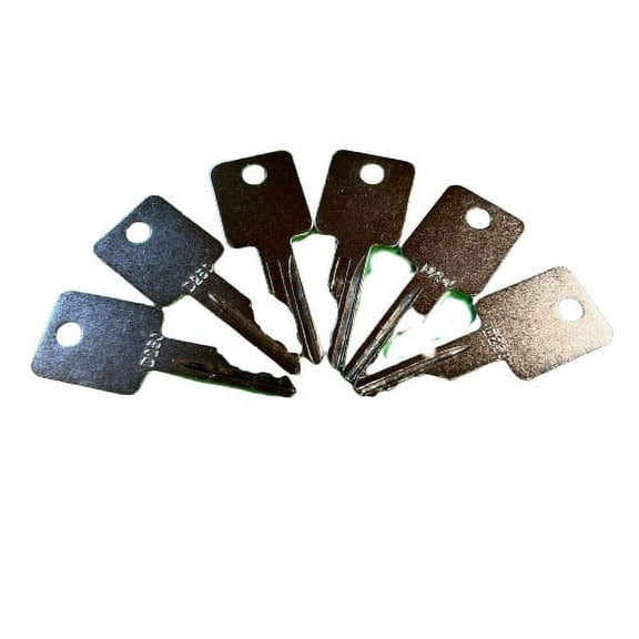 6 Pack 49# D250 GTH-5519 Key For Case IH Bobcat Vermeer JLG Grove Volvo Terex Timberjack Ingersol-Rand