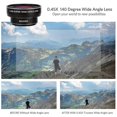 thumbnail image 3 of Kit de lentes profesionales para iPhone, Samsung, Pixel, macro y gran angular con luz LED y estuche de viaje., 3 of 5