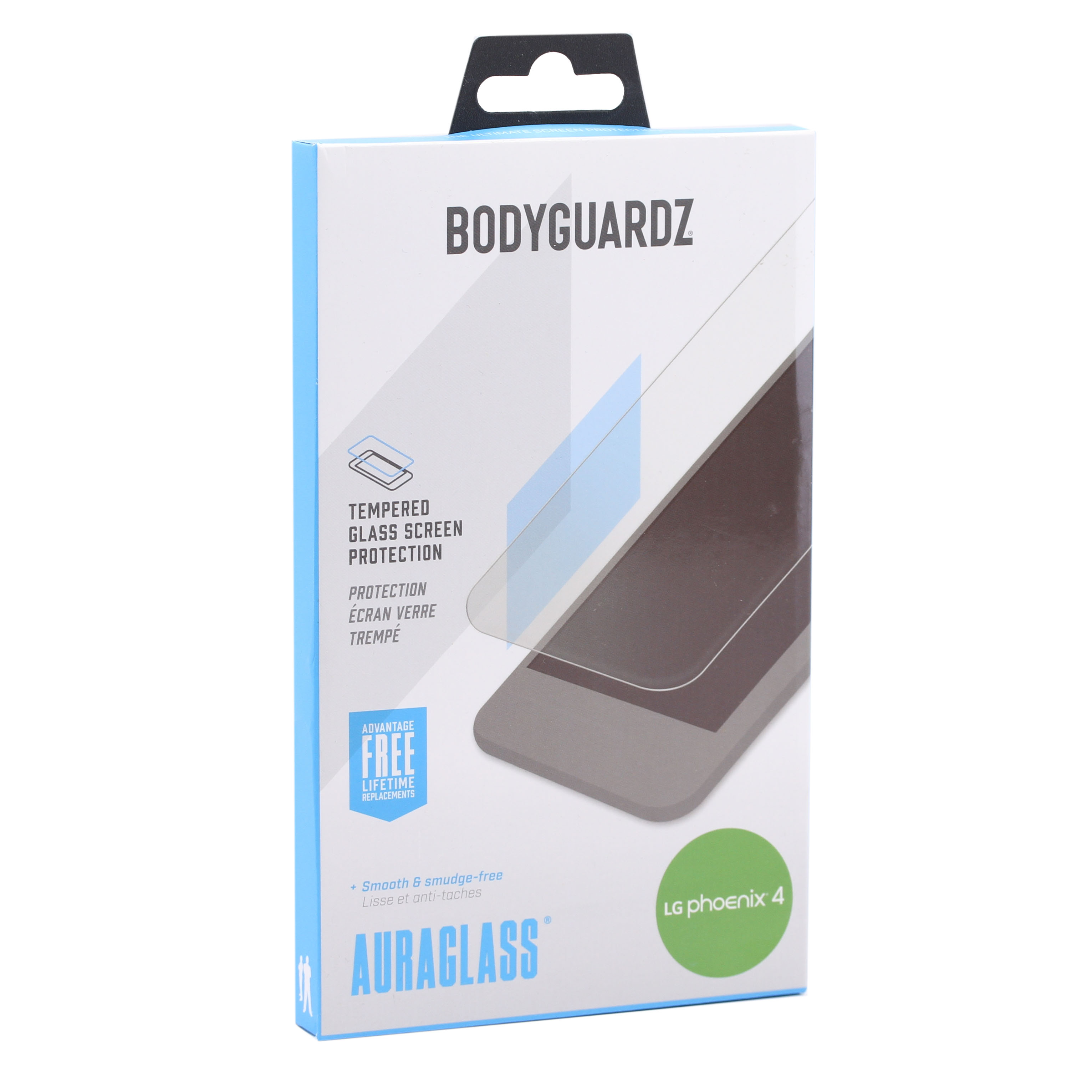 Bodyguardz Auraglass Glass Screen Protector For LG Phoenix 4