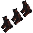 thumbnail image 2 of Fiudx Calcetines de Compresión Ortopédicos para Pies, Tobillo y Fascitis Plantar, con Agarre para Fútbol y Fitness (3 Pares), 2 of 6