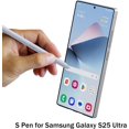 thumbnail image 3 of 2 Pack Stylus Pen for Galaxy S25 Ultra, High Sensitivity Touch Screen S Pen Replacement, Fine Tip for Writing Drawing, No Bluetooth Needed, Light Silver, 3 of 6