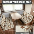 thumbnail image 2 of XYZCANDO Horse RV Dinette Cushions Stretchable RV Decor Universal Sofa Coves Washable Sofa Slip Covers for 2 Seat Cushion Couch Loveseat Sofa Chair Cover Furniture Protector White, 2 of 7