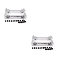 thumbnail image 2 of maskred ECX 1/12 RC RGT 136100 With Aluminium Alloy Rear Bumper Rear Bumper For ECX 1/12 Rc RGT 136100 Made Of Aluminium Alloy silver 2Set, 2 of 6