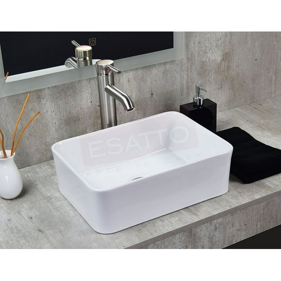 Kit Borde Mini Satin ESATTO Paquete DE LAVABO con Llave y Desagües Listo PARA instalar
