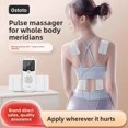 thumbnail image 3 of Portable Handheld Muscle Stimulator Kit with Multi-Frequency Pulse, TENS EMS Device for Body Fatigue relief, Cordless Physical Maintenance Tool for Gym and Travel, 4 Reusable Pads, 3 of 10