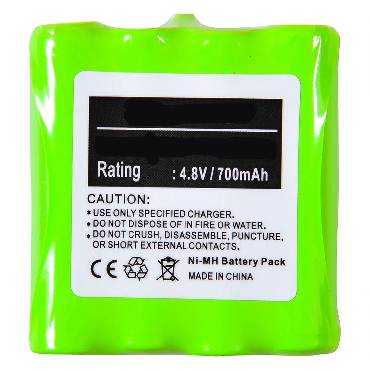 2 Pack Replacement Battery for Cobra PR560-WX Two-Way Radio Battery 800mAh, 4.8V, NI-MH 