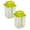 Green*Two, variant on 1 Pcs Pickle Containers with Strainers Square Dispensers Free Storage of Condiment Food Pickle Holder with Easy to Open Lid Design for Pickled Kitchen Tools, 7.5 inch Tall