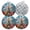 Black3793, variant on 4 PCS Pot Holders for Kitchen,Potholders Sets with Hook for Oven,Cooking,Baking,Three Deer In The Forest
