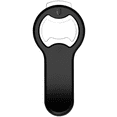 thumbnail image 1 of Ouvre-bière - Clé de Bar - Ouvre-Bouteille Plat pour Barman - Acier Inoxydable Durable - Résistant - Noir, 1 of 5