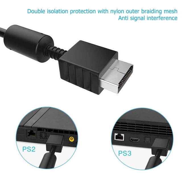 Cable AV, Señal Plug And Play Resistente A Interferencias Cable AV Estable Universal De 5.9 Pies De Alta Velocidad Para Accesorios De Consola De Juegos