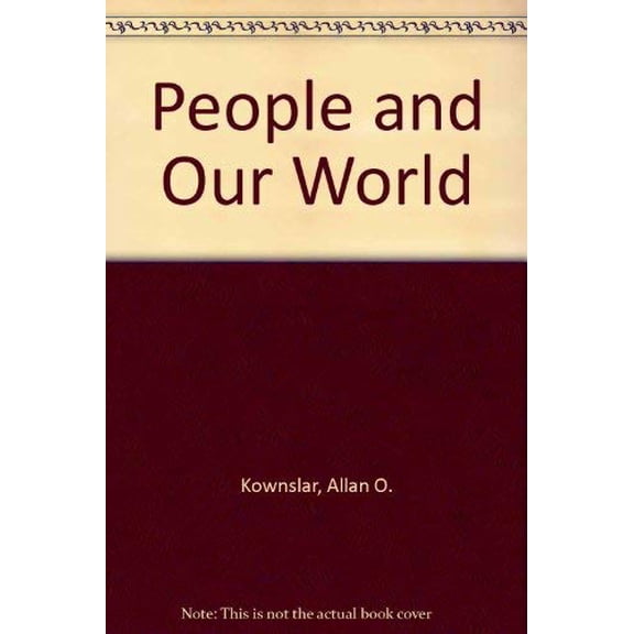 Pre-Owned People and Our World, 9780030560118, 003056011X, Hardcover,