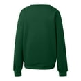 thumbnail image 5 of UJNDER Women's Crewneck Sweatshirt Pullover Soft Thermal Cozy Oversized with Pockets Winter Dark Green S, 5 of 5