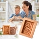 thumbnail image 5 of onlyliua Ofertas Del Día Máquina Troqueladora de Madera con Forma de Planta Cónica para Hacer Pan de Jengibre, 5 of 7