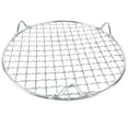 thumbnail image 4 of Round Cooling Racks for Cooking and Baking, Durable Reusable Stainless Steel BBQ Campfire Grill Grate with Feet Fits for Air Fryer/Stockpot/Pressure Cooker/Round Cake Pan, 1Pc(Silver2,13.4x13.4"), 4 of 4