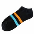 thumbnail image 2 of Tiqkatyck Ankle Socks Clearance, 1Pair Unisex Comfortable Stripe Cotton Sock Slippers Short Ankle Socks Compression Socks for Women Crew Socks for Women No Show Socks Womens Multicolor One Size, 2 of 2
