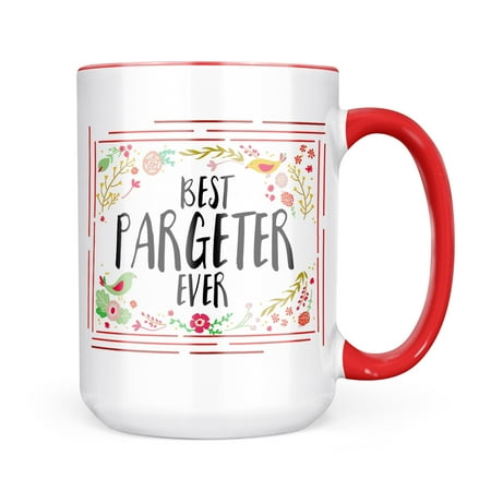 

Neonblond Happy Floral Border Pargeter Mug gift for Coffee Tea lovers