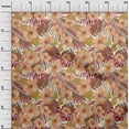 thumbnail image 3 of oneOone Tissu Flex Coton Rose Brun Foncé Floral Tropical Matériel de Robe Tissu Imprimé au Mètre 40 Pouces de Large, 3 of 4