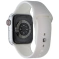 thumbnail image 4 of Pre-Owned Apple Watch Series 8 (41mm) (A2772) GPS + LTE Silver AL/White Sport Band S/M, 4 of 8