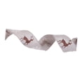 thumbnail image 2 of yotijay Christmas Ribbon Christmas Tree Decor 2 inch Wide Linen Ribbon for Gift Wrapping Gray, 2 of 9