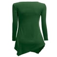 thumbnail image 3 of CHOK Robe Tunique à Manches Longues Col en V Mouchoir Longue Tunique T-Shirt pour Femmes, 3 of 3