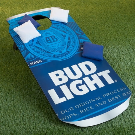 Bud Light Can Cornhole Bean Bag Toss Game